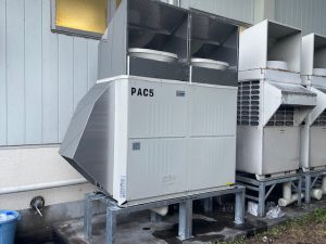 三菱電機設備用20馬力パッケージエアコン施工完了 | 有限会社メディアふくしま